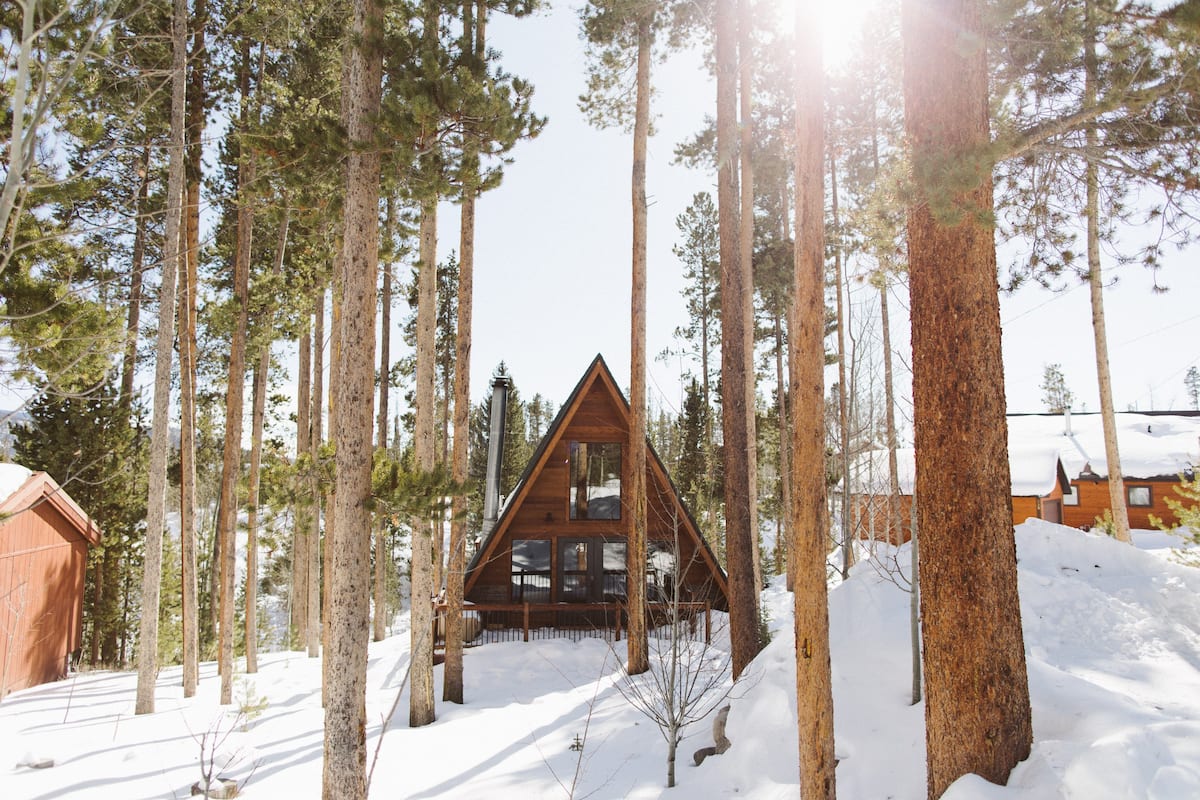 Classic Colorado A-Frame on the creek