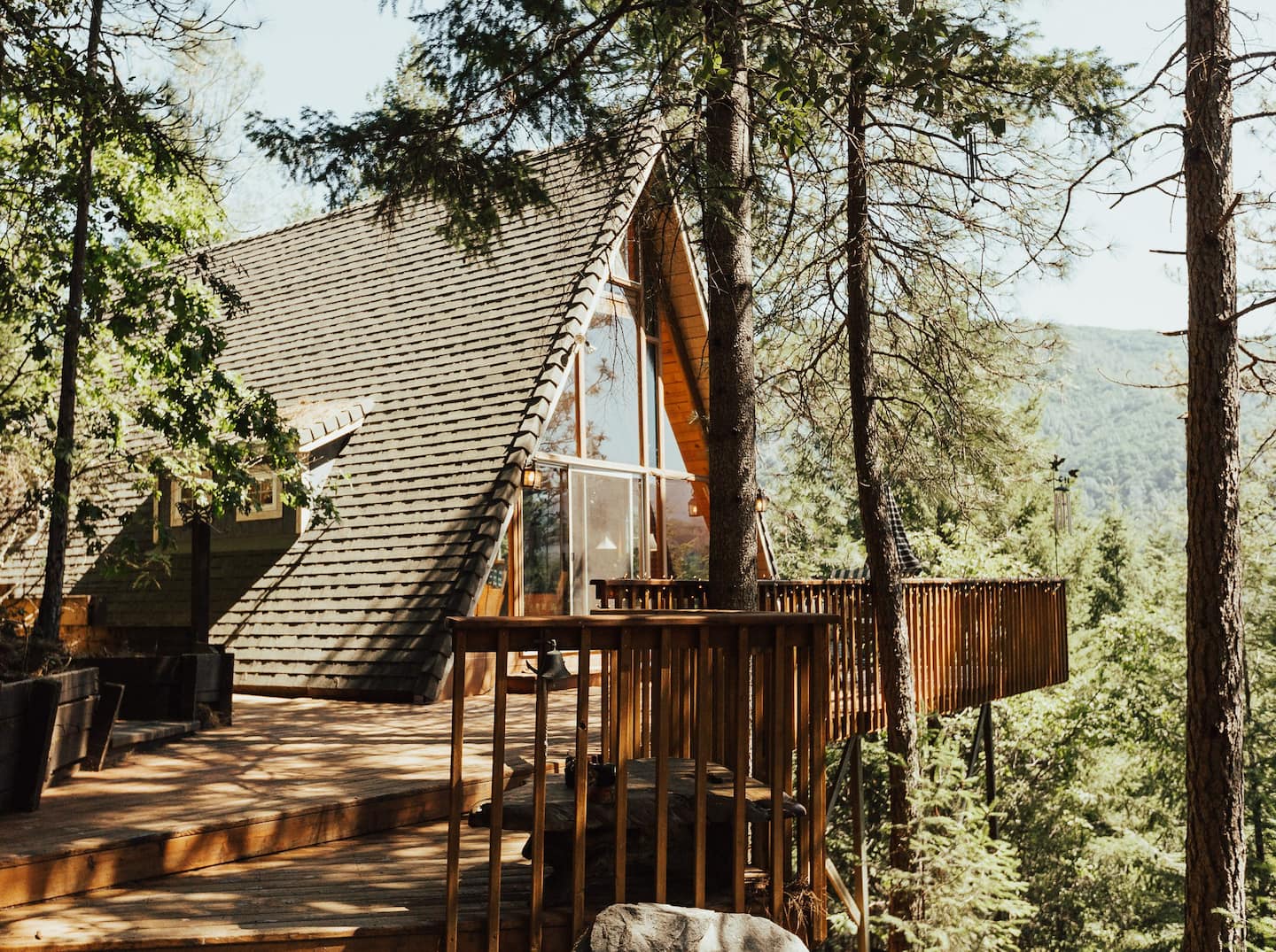 Lake Shasta A-Frame Cabin with a View