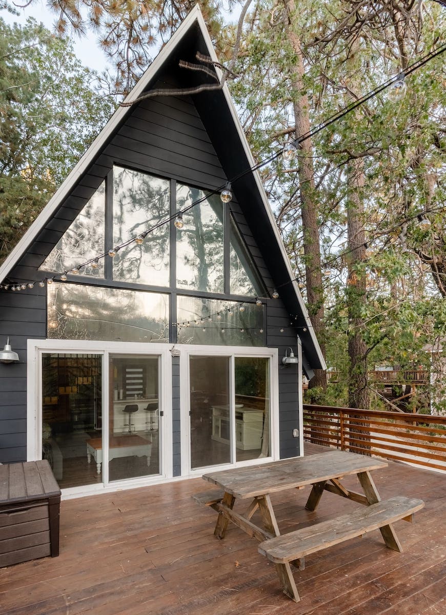 Modern A-frame Cabin Rental in California