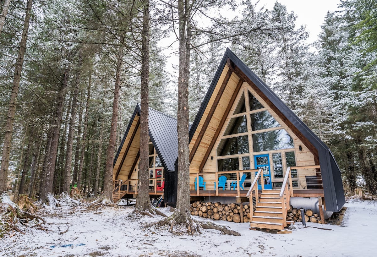 Salted Roots A-Frame Cabin in Alaska