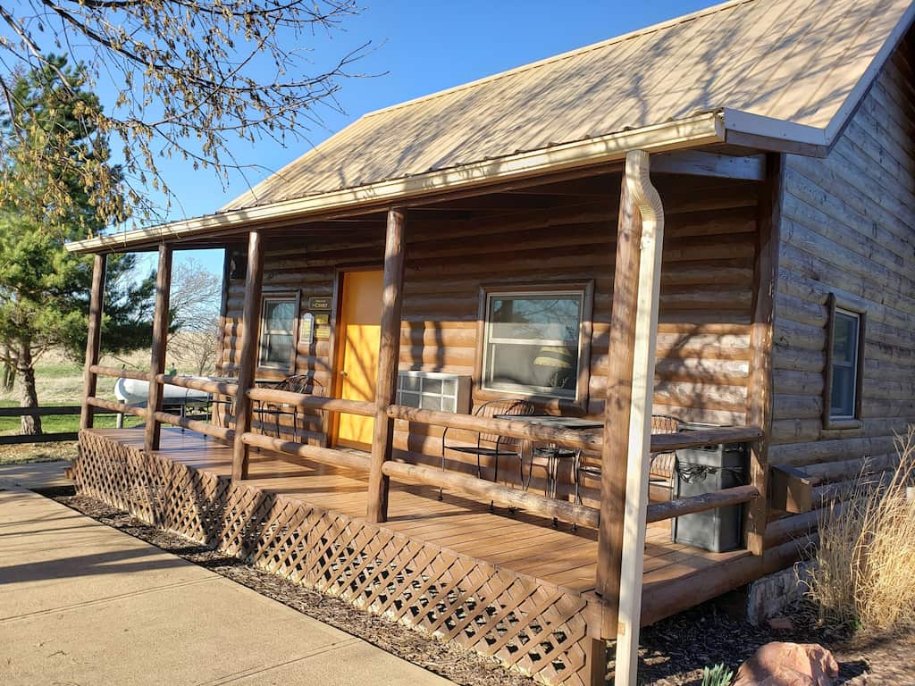 The Covey Log Cabin in Nebraska