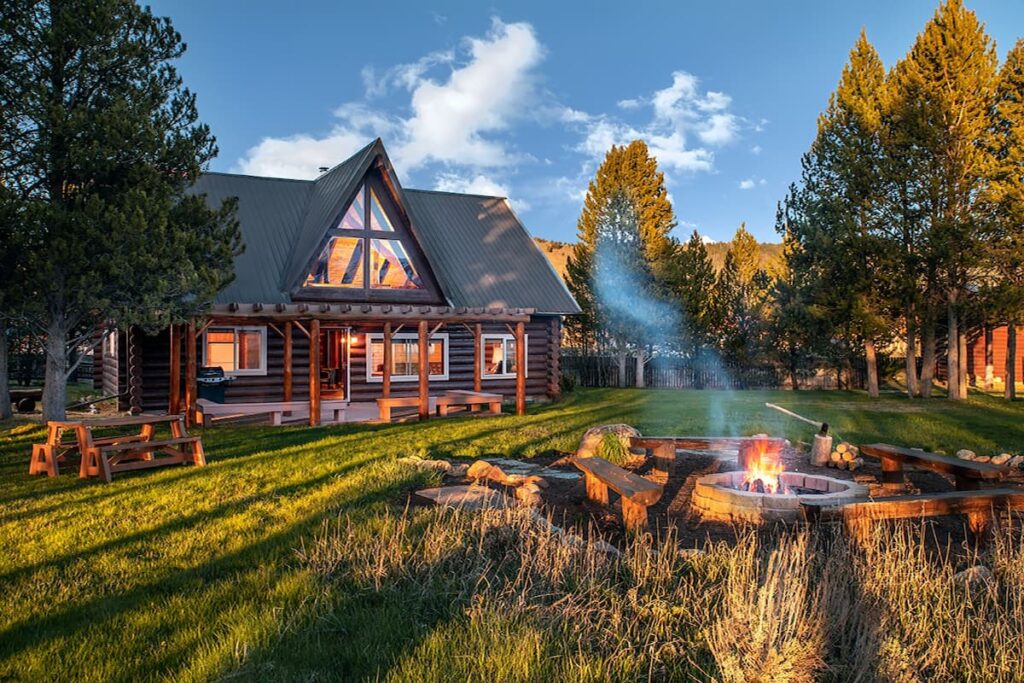 Triangle A Cabin Idaho airbnb