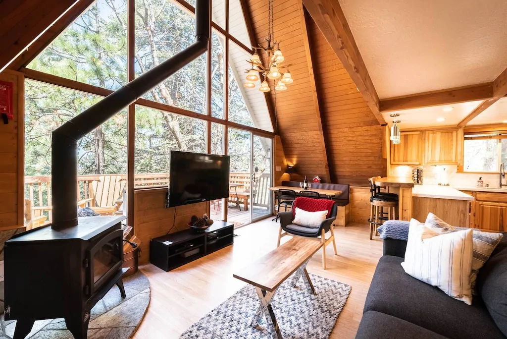 Ultimate A-Frame Cabin With Hot Tub at Lake Arrowhead