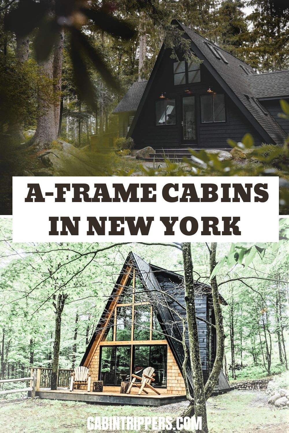 A Frame Cabins in New York