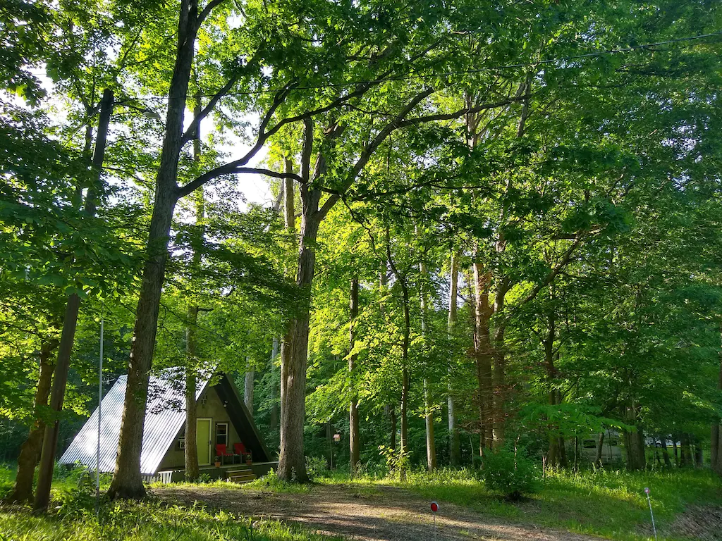 Pet Friendly A-Frame Cabin in Illinois