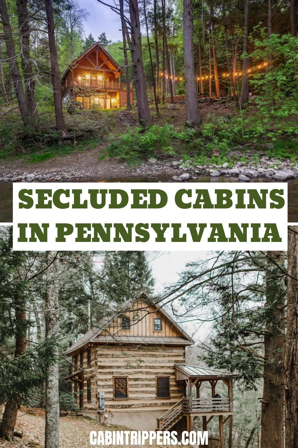 Secluded Cabins in Pennsylvania