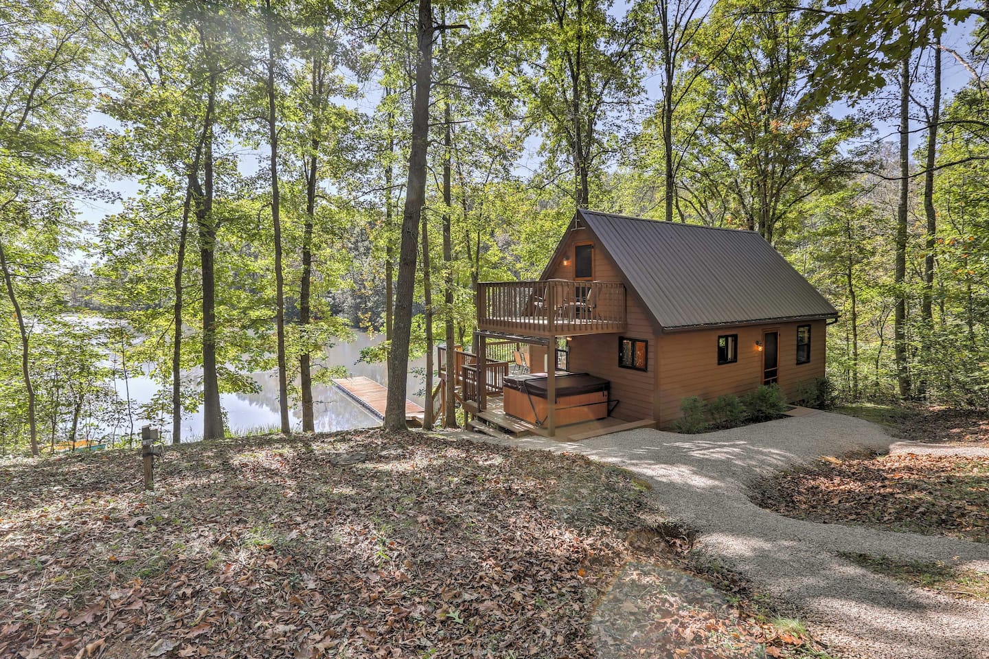 Hocking Hills Lake Cabin Romantic Getaway Ohio