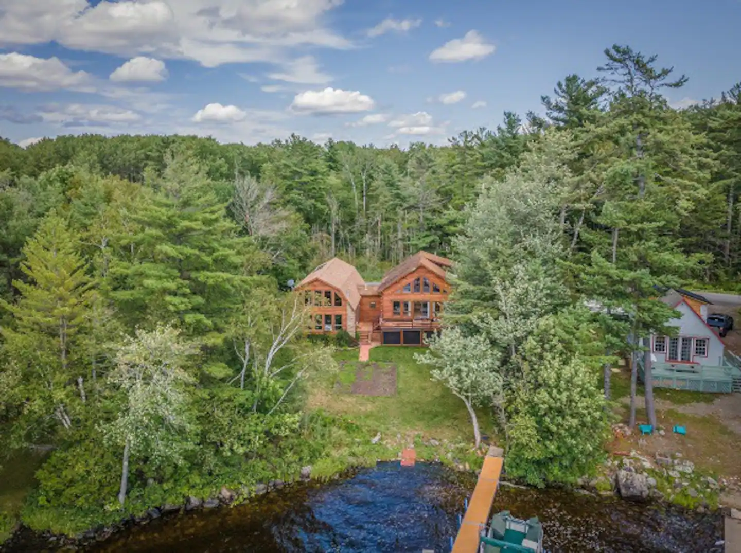 Modern Lakefront Cabin Rental Maine
