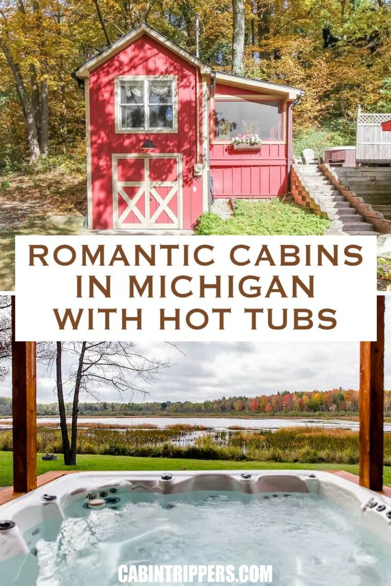 Top 12 Romantic Cabins In Michigan With Hot Tubs - Cabin Trippers