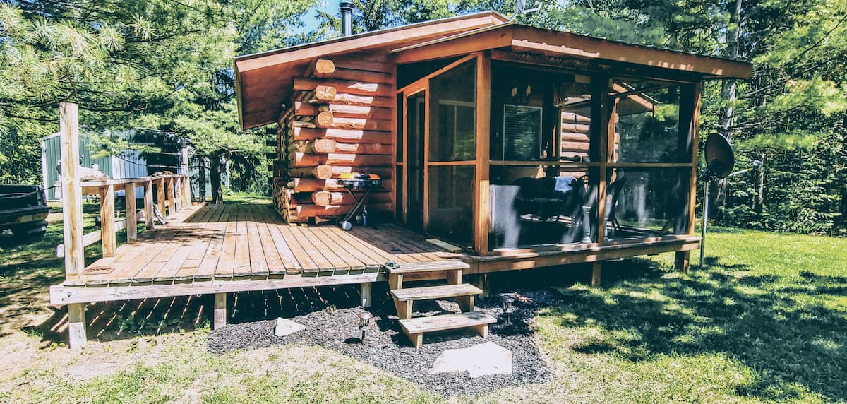 The Copper Squirrel Cabin in Wisconsin
