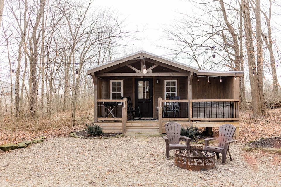 The Woodland at Creekside Dwellings Secluded Cabins Ohio