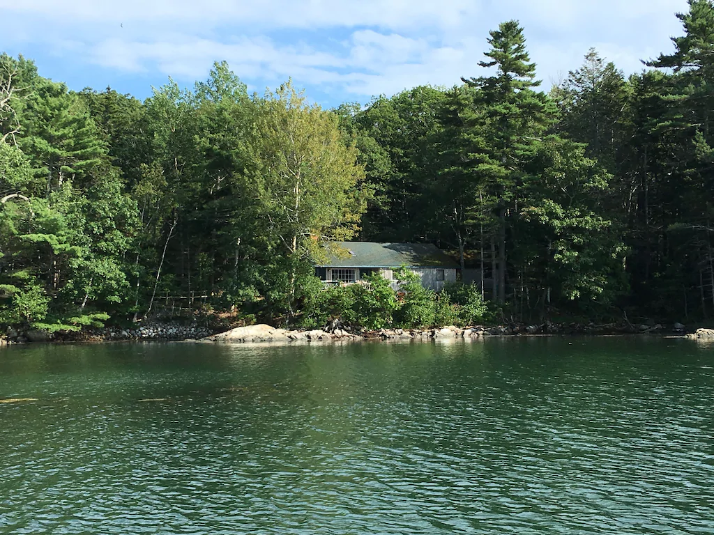 Waterfront Cabin with Hot Tub Sunsets