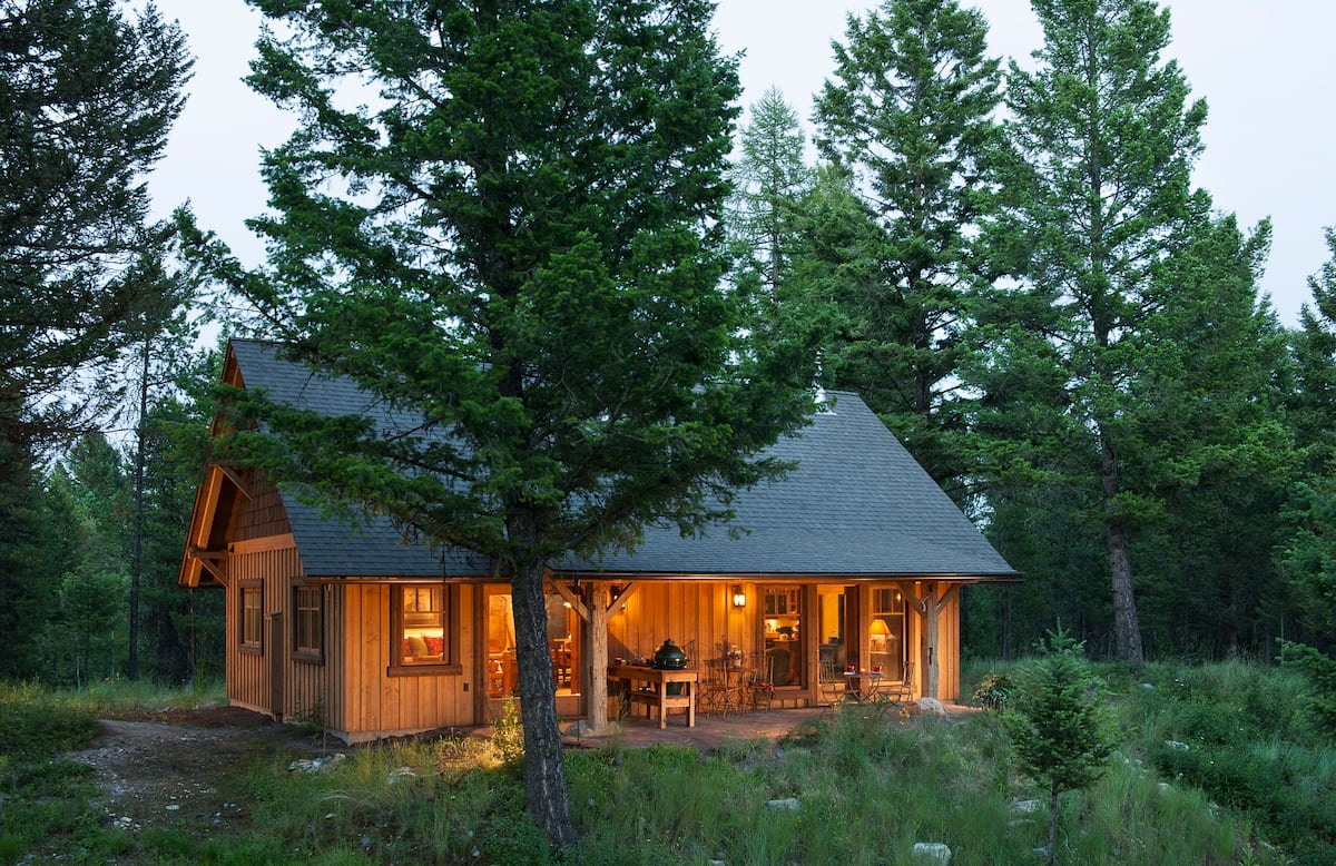 Quintessential Whitefish Montana Secluded Cabin