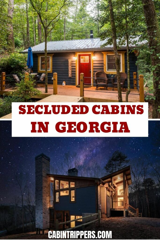 Secluded Cabin Rentals in Georgia