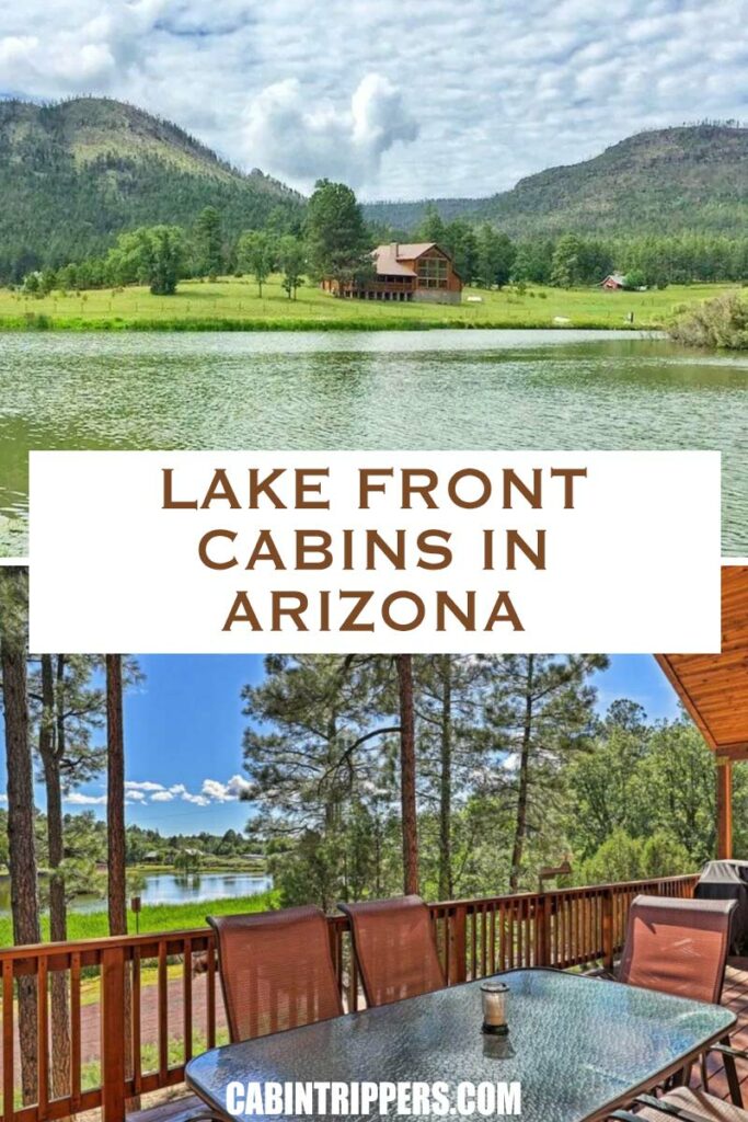 Pin It: Pin It; Lake Front Cabins in Arizona