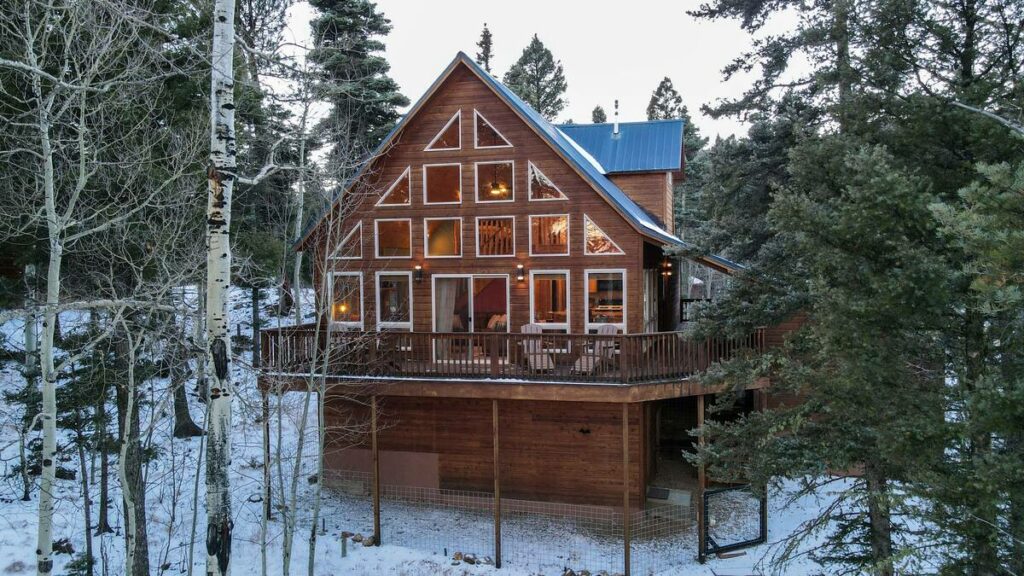 New Mexico Winter Cabin