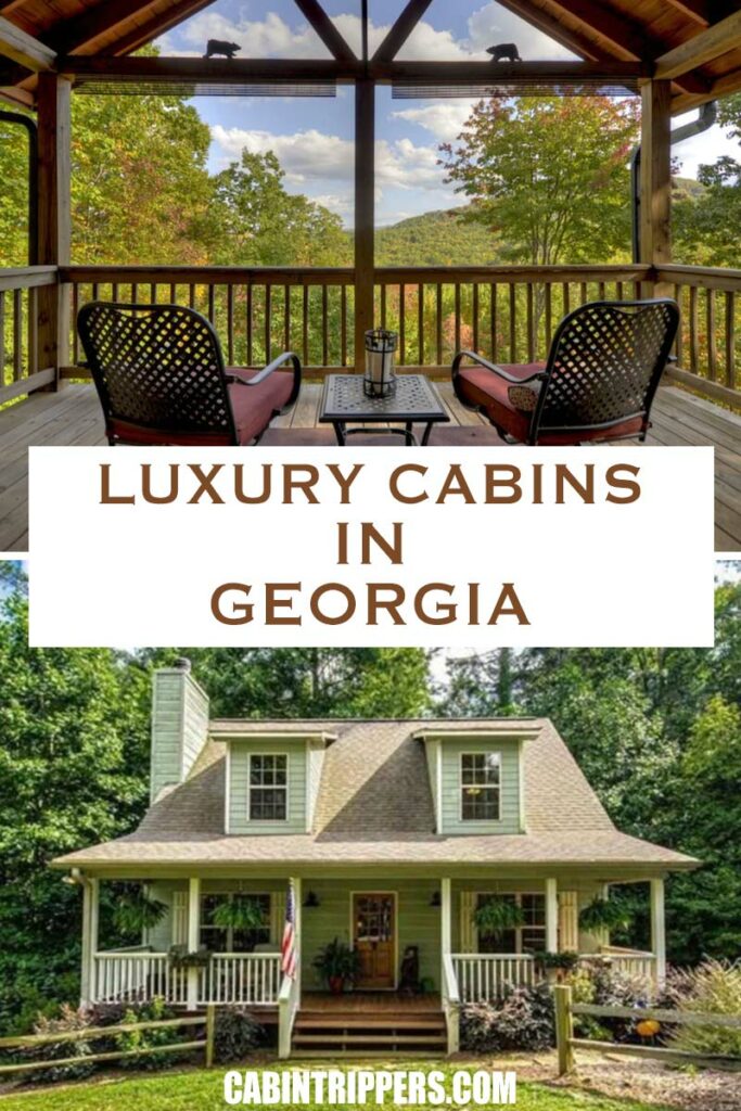 Pin It: Luxury Cabins in Georgia to Rent