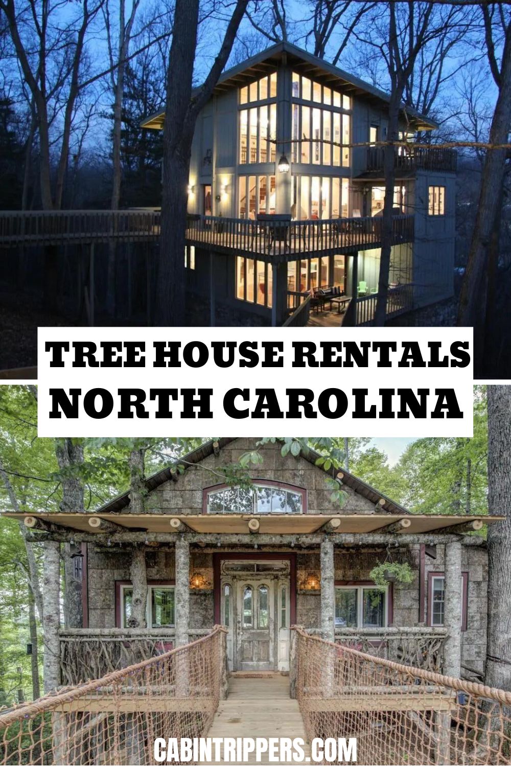 Top 15 Treehouse Rentals in North Carolina - Cabin Trippers