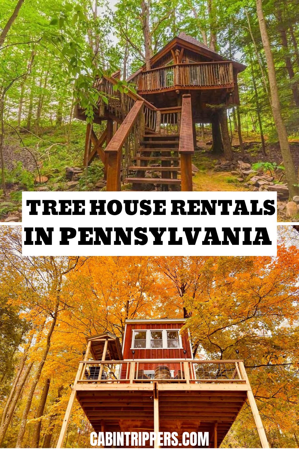 TOP 12 Pennsylvania Treehouse Rentals To Rent in 2023 Cabin Trippers
