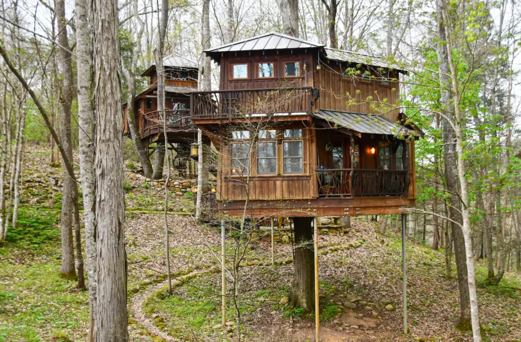 treehouse on the VA Creeper Trail