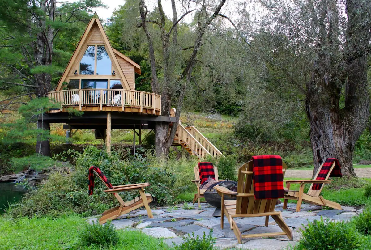 Vermont Village Treehouse Cabin Retreat