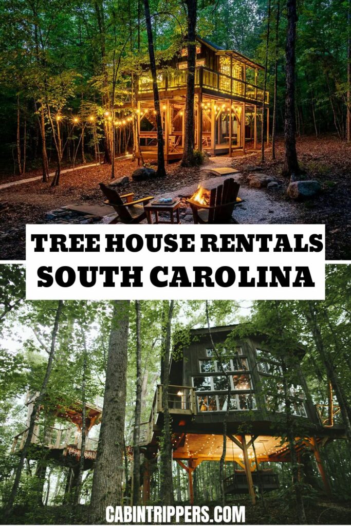 treehouse rentals in South Carolina