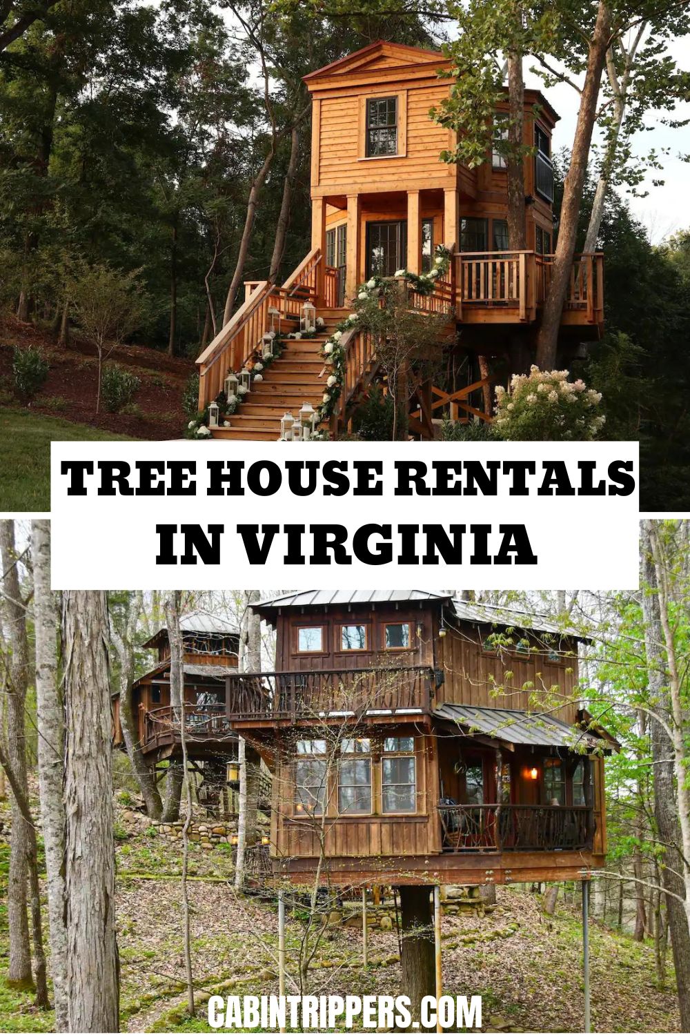 15 Epic Treehouse Rentals in Virginia To Rent in 2022 Cabin Trippers