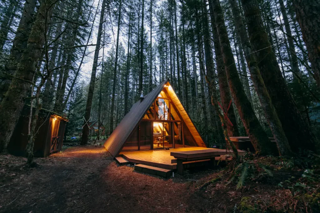 Sky Haus Cabin Rental in Washington with Hot Tub