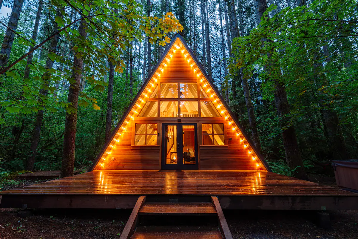 Tye Haus - A-Frame Cabin With Hot Tub in Washington