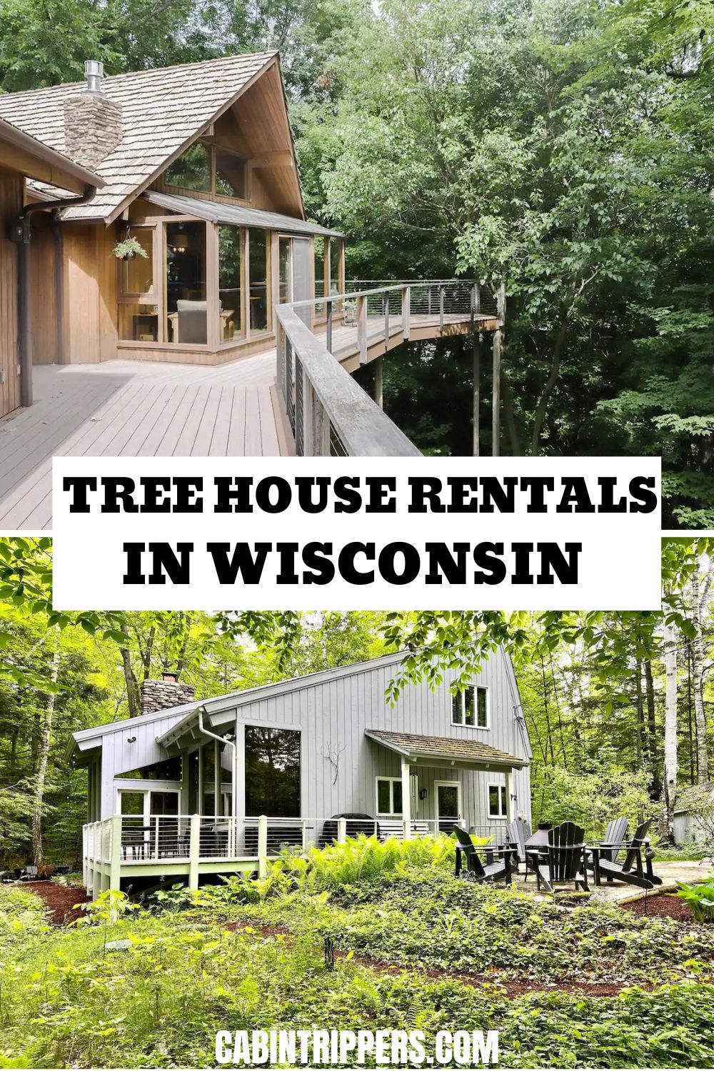 TOP 12 Treehouse Rentals in Wisconsin To Stay in 2023 Cabin Trippers