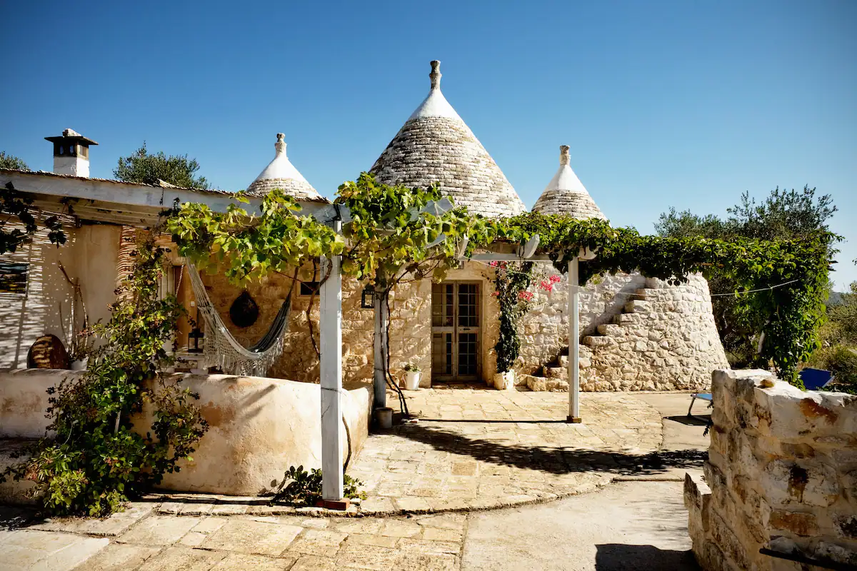 Ancient Trullo Cabin Surrounded by Panoramic Countryside Views