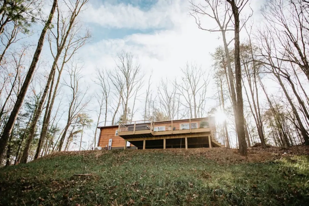 West Asheville Cabin with Hot Tub 