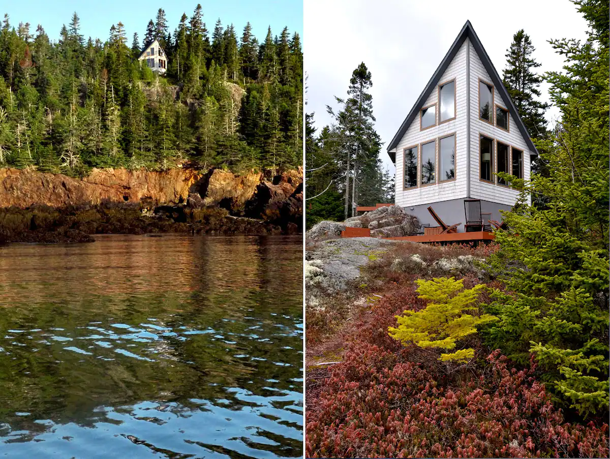 Cliff-Perched Cottage with private hiking trails 